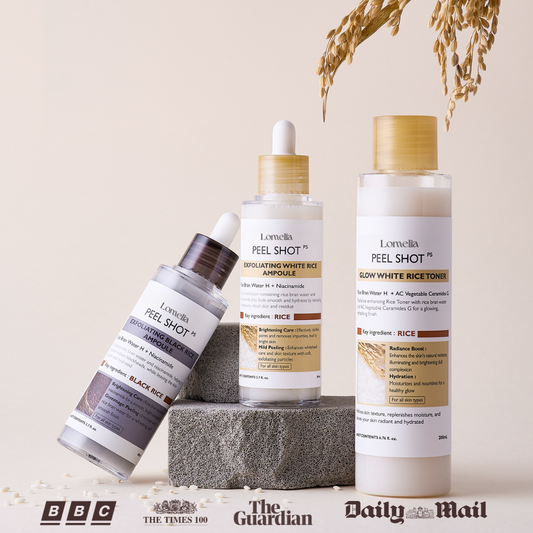 Lomelia Rice Ampoule Peel Shot Kit