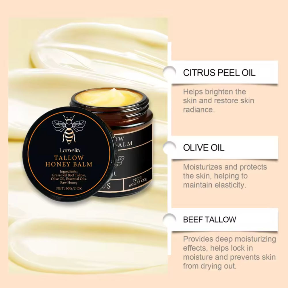 Lomelia Honey Beef Tallow Balm