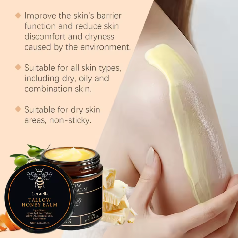Lomelia Honey Beef Tallow Balm
