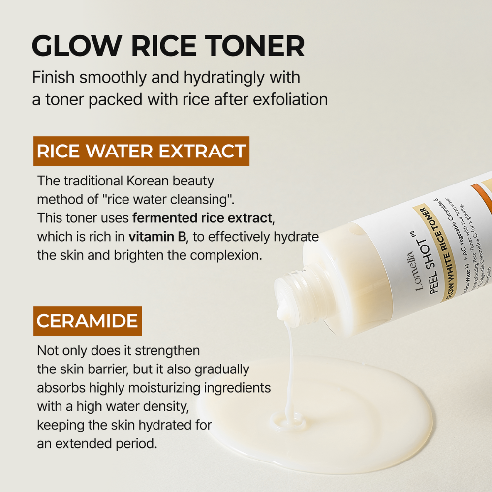 Lomelia Rice Ampoule Peel Shot Kit